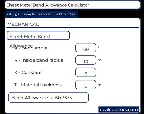 blank size calculator sheet metal|bend allowance calculator for sheet metal.